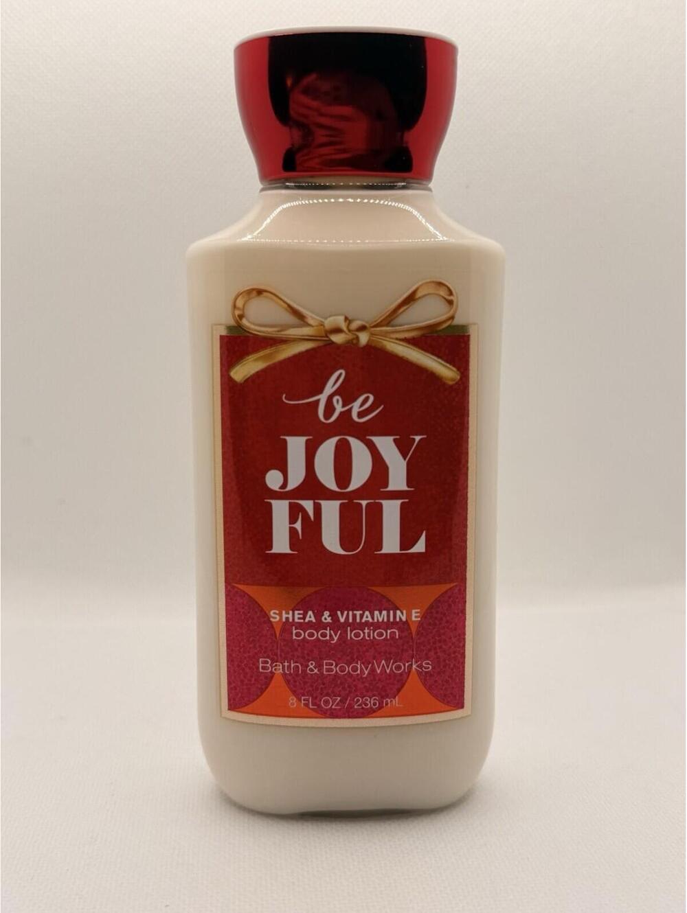Bath & Body Works Be Joyful Body Lotion Shea & Vitamin E 8 fl oz NEW
